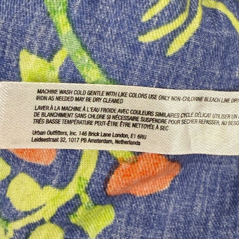 Olivia Wendel Anthropologie Zebra Jungle Print Pajama Pants Blue Small OB1588243 - Picture 6 of 9